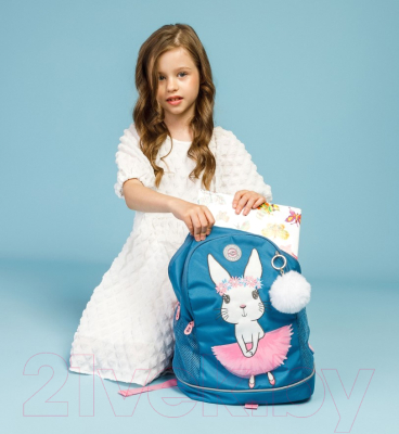 Школьный рюкзак Grizzly RG-363-4 (синий)