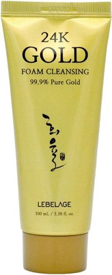 Пенка для умывания Lebelage 24k Gold Foam Cleansing (100мл) - 