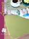 Простыня Luxsonia Трикотаж на резинке 200x200 / Мр0010-17 (фисташковый) - 