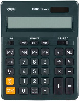 Калькулятор Deli M888FGREEN (зеленый)