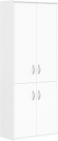 Шкаф Skyland СТ-1.3 с глухими средними и малыми дверьми (белый) - 