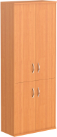 Шкаф Skyland СТ-1.3 с глухими средними и малыми дверьми (груша ароза) - 