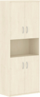 Шкаф Skyland СТ-1.5 с двумя комплектами глухих малых дверей (клен) - 