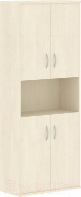 Шкаф Skyland СТ-1.5 с двумя комплектами глухих малых дверей (клен)