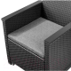 Миниатюра изображения товара Комплект садовой мебели Keter Elodie 2 Seater / 253948 (графит)