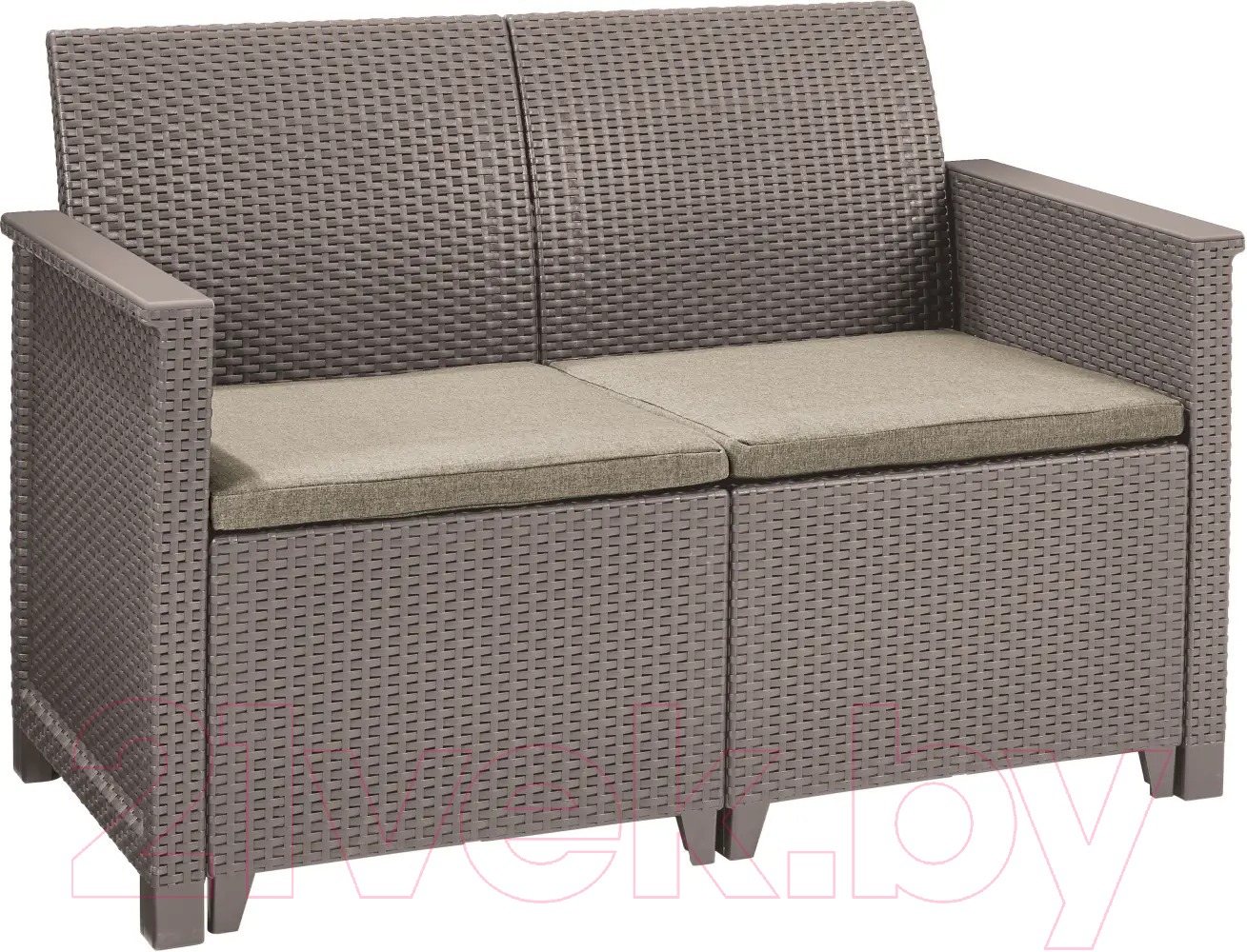 Комплект садовой мебели Keter Elodie 2 Seater / 254091 (капучино) — фото 2