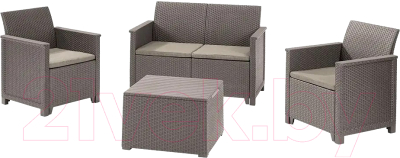 Комплект садовой мебели Keter Elodie 2 Seater / 254091 (капучино)