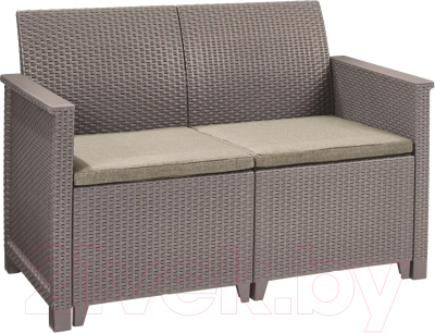 Комплект садовой мебели Keter Elodie 2 Seater / 254091 (капучино)