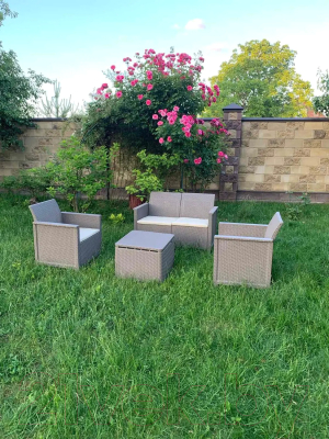 Комплект садовой мебели Keter Elodie 2 Seater / 254091 (капучино)