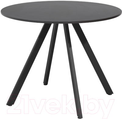 Обеденный стол Millwood Олесунн D900 18мм (антрацит/металл графит)