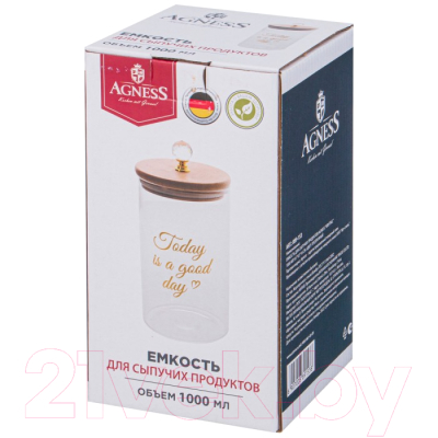 Емкость для хранения Agness 889-153