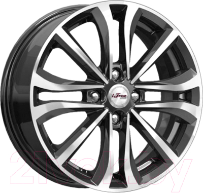 Изображение товара Литой диск iFree Панган KC938 16x6" 4x100мм DIA 54.1мм ET 45мм Блэк Джек