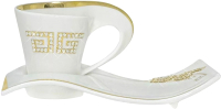 Чашка с блюдцем Lenardi Givenchi Gold 108-079 - 