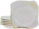 Набор тарелок Lenardi Givenchi Gold 108-084 (6шт) - 