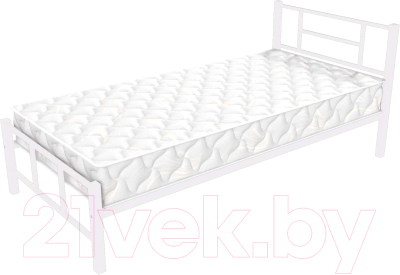 Односпальная кровать Формула мебели Кадис / К.1 (белый)