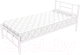 Односпальная кровать Формула мебели Кадис / К.1 (белый) - 