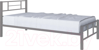 Односпальная кровать Формула мебели Кадис / К.3 (серый)