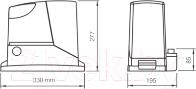 Комплект для автоматизации ворот Nice RD400KIT2