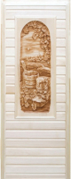 

Деревянная дверь для бани Dlyabani, Пиво, раки 80x170 / 441378