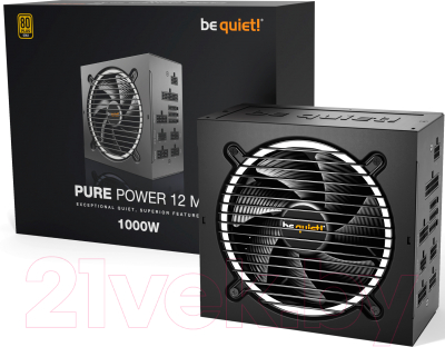 Блок питания для компьютера Be quiet! Pure Power 12 M 1000W (BN345)