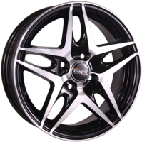 

Литой диск TechLine, 530 15x6" 4x100мм DIA 56.6мм ET 39мм BD