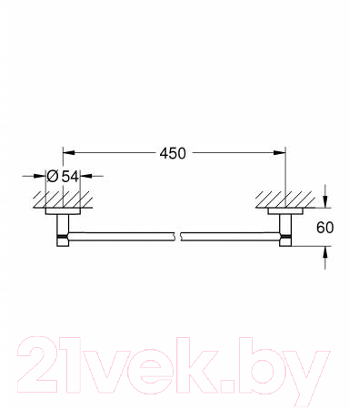 Держатель для полотенца GROHE Essentials 40688AL1