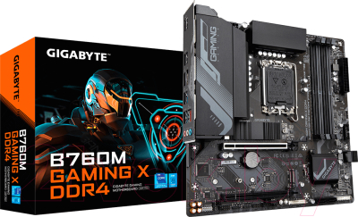 Материнская плата Gigabyte B760M Gaming X DDR4 (rev. 1.0)
