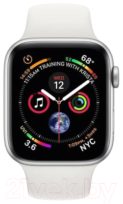 Умные часы Apple Watch SE 2 GPS 40mm / MNJV3 (алюминий белый/белый спортивный)