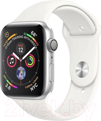 Умные часы Apple Watch SE 2 GPS 40mm / MNJV3 (алюминий белый/белый спортивный)