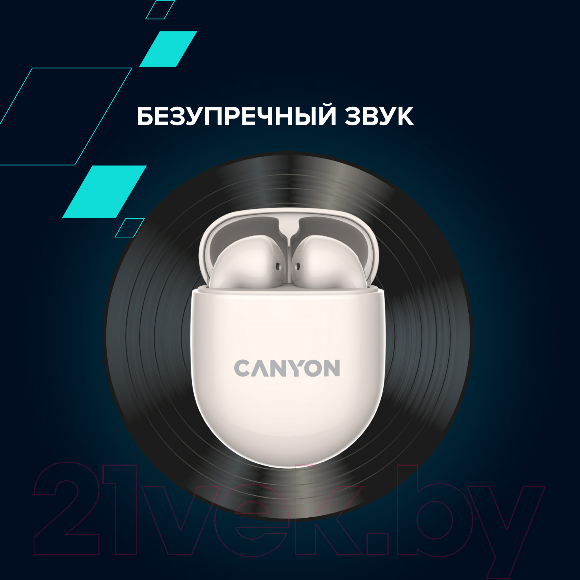 Беспроводные наушники Canyon TWS-6 / CNS-TWS6BE