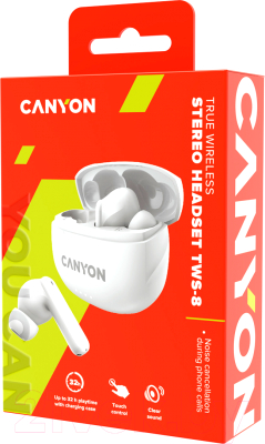 Беспроводные наушники Canyon TWS-8 / CNS-TWS8W