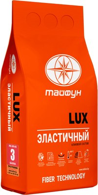 Клей для плитки Тайфун Люкс Эластичный (5кг) - 