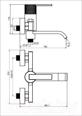 Смеситель Maxonor Pure Life PL3284-9