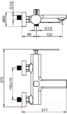 Смеситель Maxonor Pure Life PL3286