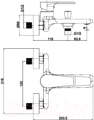 Смеситель Maxonor Pure Life PL3291