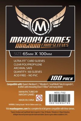 

Набор протекторов для игровых карточек, 7 чудес / MDG-7102