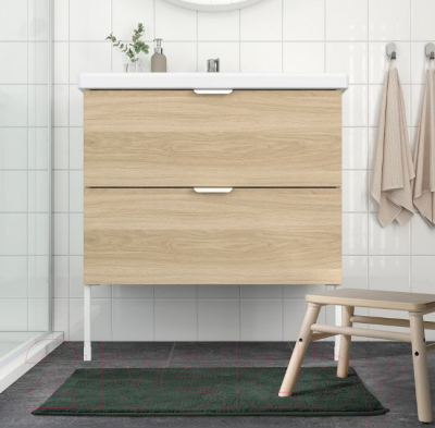 Коврик для ванной Ikea Седерсен 505.079.83 (темно-зеленый)