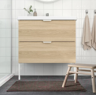 Коврик для ванной Ikea Седерсен 205.079.94 (серо-коричневый)