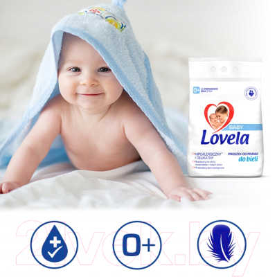 Стиральный порошок Lovela Baby 0+ Для белого белья Гипоаллергенный (2.7кг)