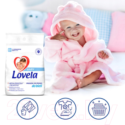 Стиральный порошок Lovela Baby 0+ Для белого белья Гипоаллергенный (2.7кг)