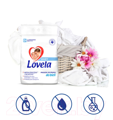 Стиральный порошок Lovela Baby 0+ Для белого белья Гипоаллергенный (2.7кг)