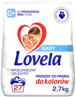 Стиральный порошок Lovela Baby 0+ Для цветного белья Гипоаллергенный (2.7кг) - 