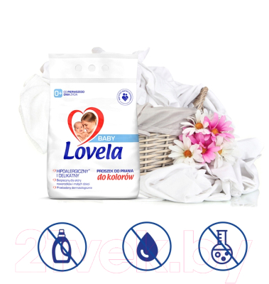 Стиральный порошок Lovela Baby 0+ Для цветного белья Гипоаллергенный (2.7кг)