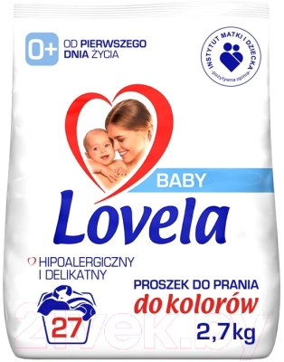 Стиральный порошок Lovela Baby 0+ Для цветного белья Гипоаллергенный (2.7кг)