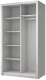 Миниатюра изображения товара Шкаф-купе Anrex Milan 120 (серый)
