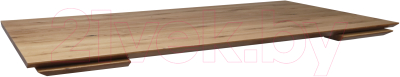 Столешница для стола ОКА Сангай 160-220x80 (дуб натуральный/черный)