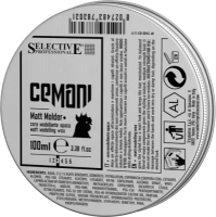 Воск для укладки волос Selective Professional Cemani Matt Molder+ / 78303 (100мл) - 