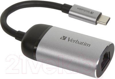 Сетевой адаптер Verbatim USB-C–Gigabit Ethernet / 49146 (0.1м)