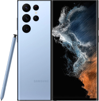 

Смартфон Samsung, Galaxy S22 Ultra 12GB/256GB / SM-S908B (светло-синий)