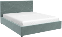 Двуспальная кровать Bravo Мебель Версаль 160x200 с ПМ (мята) - 